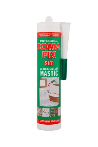 Герметик акриловый SOMA FIX Mastic белый 310мл - PRORAB