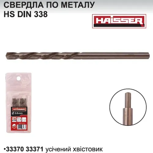 Тренировка на металлическом Haisser 13 мм (блистер) - PRORAB