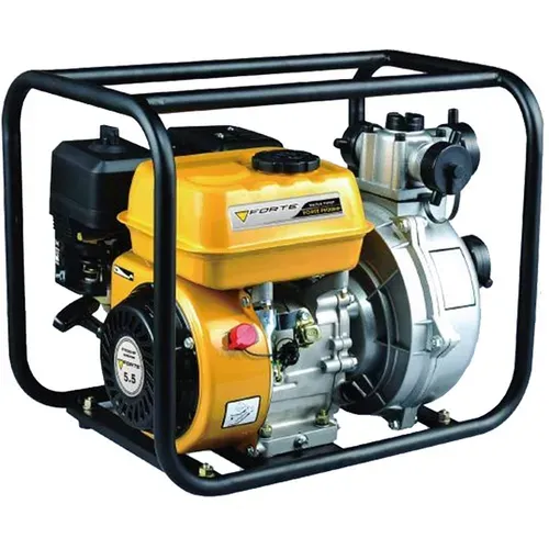 Мотопомпа высокого давления FP20HP, пр-во 36 м3/ч, макс высота подъема 7 м, напор 65 м, диам патрубков 2 дюйма, вес 26 кг - PRORAB