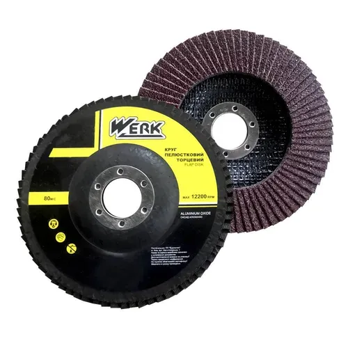 Круг лепестковый WERK 125*22,2мм Р60 Т29 - PRORAB