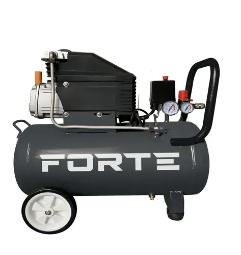 Компрессор FL-2T50N - 8 атм. 1,5 кВт, вход: 200 л/мин., рес-р 50 л. FORTE - PRORAB