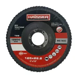 Круг лепестковый HAISSER 125х22.2 Р60 Т29 - PRORAB image-2