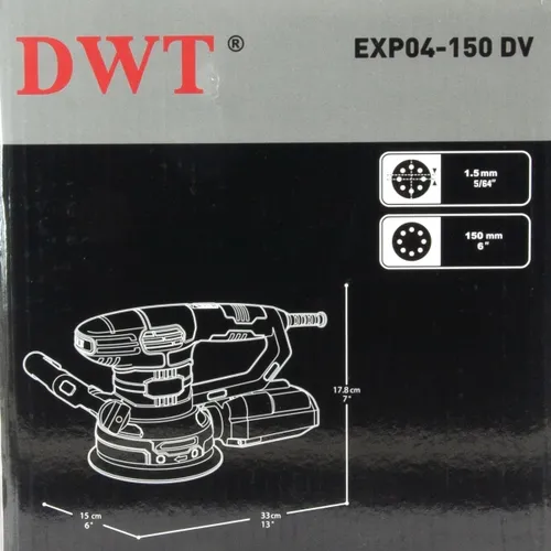 Шлифмашина эксцентриковая DWT EX04-150 DV - PRORAB image-4