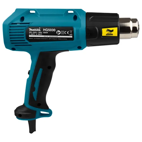 Технический фен Makita HG5030K (1.6 кВт, 300-500 л/мин) - PRORAB image-1
