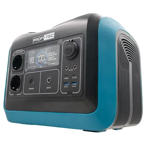 Портативна зарядна станція PROFI-TEC PPS1200 LiFePO4 (1.5 кВт, 992 Вт/год) (006853) - PRORAB image-2