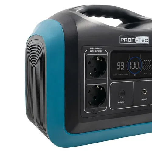 Портативна зарядна станція PROFI-TEC PPS1200 LiFePO4 (1.5 кВт, 992 Вт/год) (006853) - PRORAB image-6