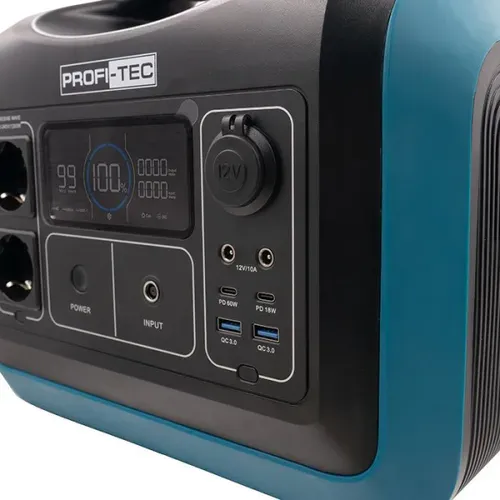Портативна зарядна станція PROFI-TEC PPS1200 LiFePO4 (1.5 кВт, 992 Вт/год) (006853) - PRORAB image-8