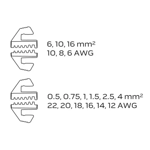 Кліщі для обтискання телефонних наконечників NEO Tools (22-10 AWG) (01-506) - PRORAB image-2