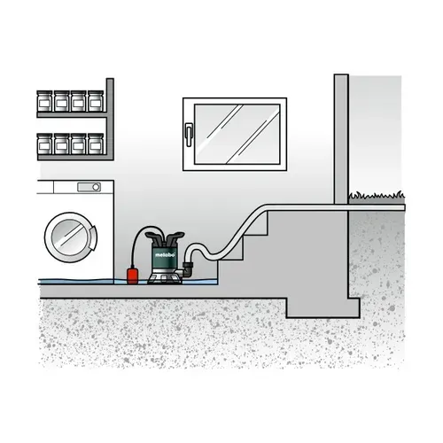 Занурювальний насос Metabo TPF 6600 SN (0.45 кВт, 6600 л/год) (0250660006) - PRORAB image-7