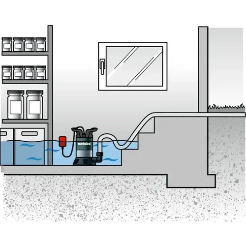 Дренажний насос для брудної води Metabo PS 18000 SN (1.1 кВт, 19000 л/год) (0251800000) - PRORAB image-4