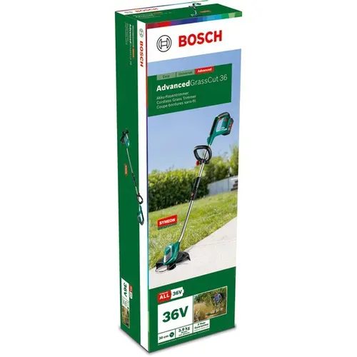 Тример акумуляторний Bosch AdvancedGrassCut 36 (36 В, без АКБ, 300 мм) (0600878N04) - PRORAB image-1