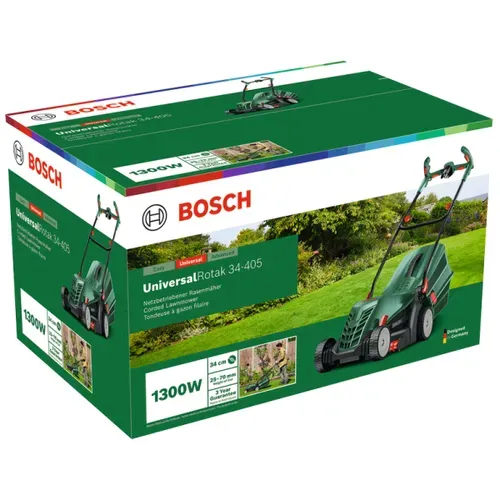 Електрична газонокосарка Bosch UniversalRotak 34-405 (1.3 кВт, 340 мм) (06008A6401) - PRORAB image-1