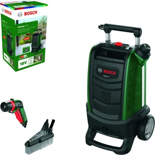 Акумуляторна мийка високого тиску Bosch Fontus 18V (18 В, без АКБ, 186 л/ч) (06008B6102) - PRORAB
