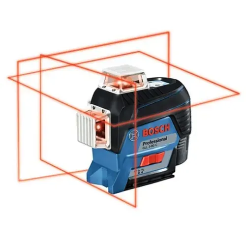 Лінійний лазерний нівелір Bosch GLL 3-80 C Professional + BM1 + L-Boxx 136 (12 В, 2 А*год, 120 м) (0601063R02) - PRORAB image-2