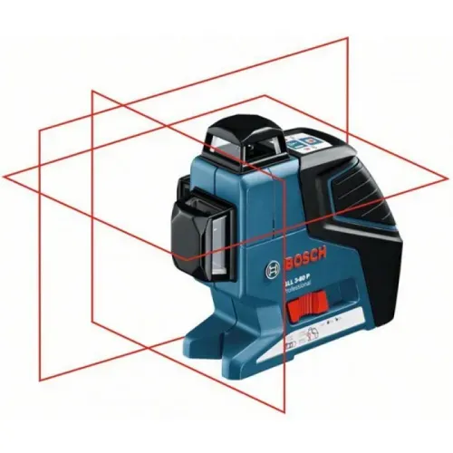 Лінійний лазерний нівелір Bosch Professional GLL 3-80 + кейс - PRORAB image-1