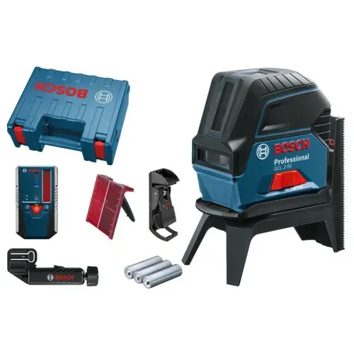 Лазерний нівелір Bosch GCL 2-50 + LR6 + RM1 + BM (50 м) (0601066F01) - PRORAB
