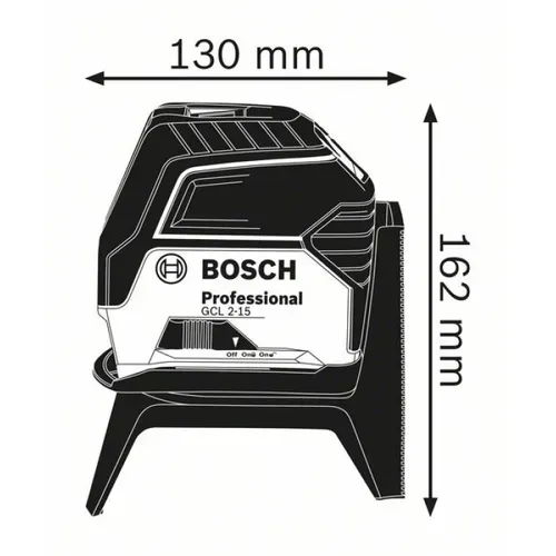 Лазерний нівелір Bosch GCL 2-50 + LR6 + RM1 + BM (50 м) (0601066F01) - PRORAB image-6