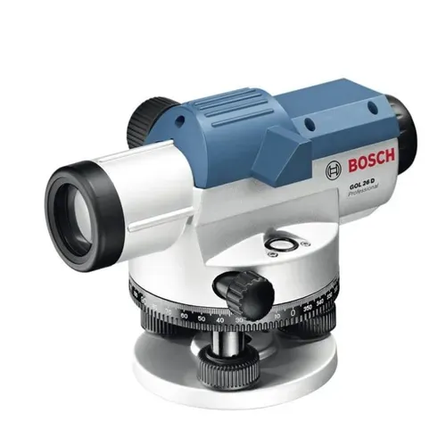 Оптичний нівелір Bosch GOL 26 D + штатив BT 160 + лінійка GR 500 (0601068002) - PRORAB image-1