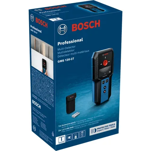 Детектор Bosch Professional GMS 120-27 (120 мм, 2 x 1.5 В) (0601081700) - PRORAB image-1
