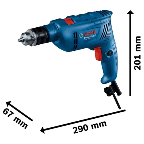 Дриль ударний Bosch Professional GSB 600 (0.6 кВт, 3000 об/хв) (06011A0320) - PRORAB image-2