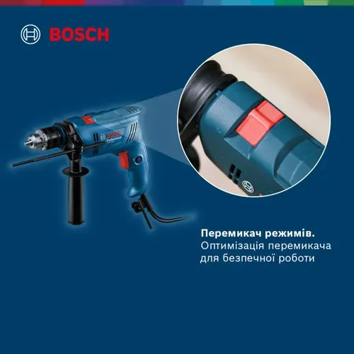 Дриль ударний Bosch Professional GSB 600 (0.6 кВт, 3000 об/хв) (06011A0320) - PRORAB image-7