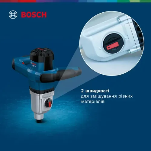 Електроміксер Bosch GRW 140 Professional (1.4 кВт, 140 мм) (06011C4020) - PRORAB image-8