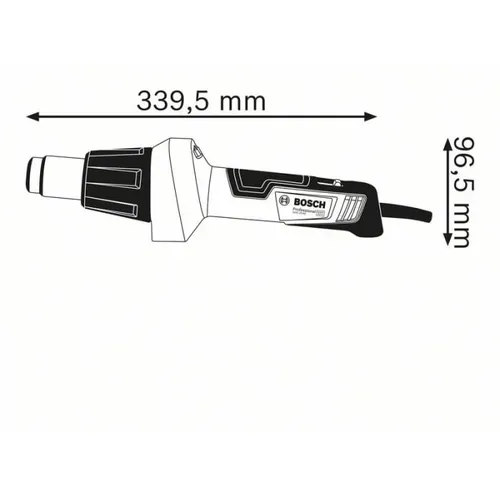 Будівельний фен Bosch GHG 20-60 (2 кВт, 150-500 л/хв) (06012A6400) - PRORAB image-9