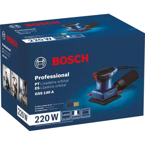 Віброшліфмашина Bosch GSS 140 A Professional (230 В, 112х101 мм) (06012A8021) - PRORAB image-7