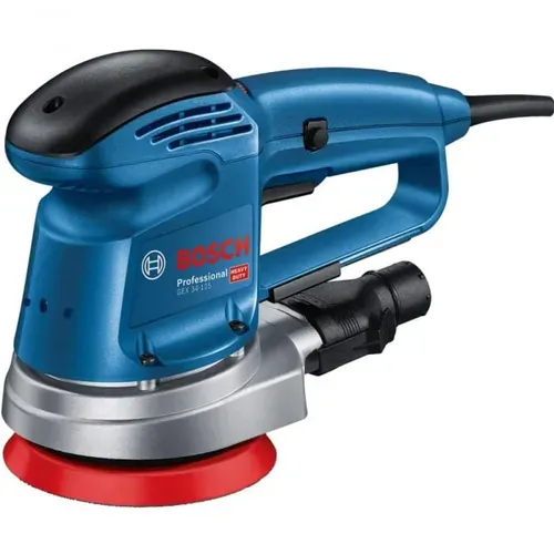 Ексцентрикова шліфмашина Bosch GEX 34-125 (0.34 кВт, 125 мм) (0601372300) - PRORAB image-1