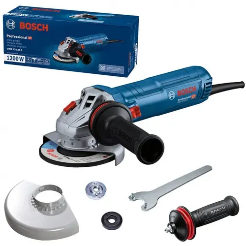 Кутова шліфмашина Bosch GWS 12-125 S Professional (1200 Вт, 125 мм) (06013A6020) - PRORAB