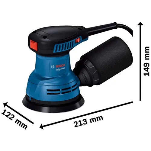 Ексцентрикова шліфмашина Bosch Professional GEX 125 (0.29 кВт, 125 мм) (06013A8020) - PRORAB image-6