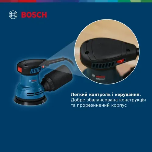 Ексцентрикова шліфмашина Bosch Professional GEX 125 (0.29 кВт, 125 мм) (06013A8020) - PRORAB image-7