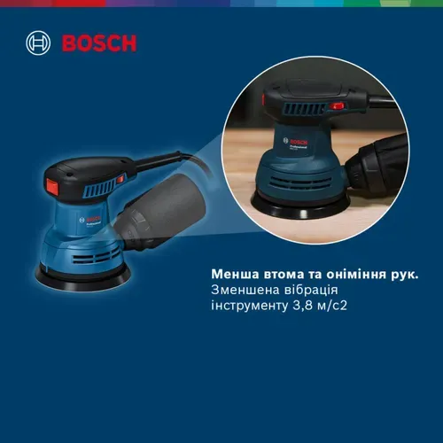 Ексцентрикова шліфмашина Bosch Professional GEX 125 (0.29 кВт, 125 мм) (06013A8020) - PRORAB image-9