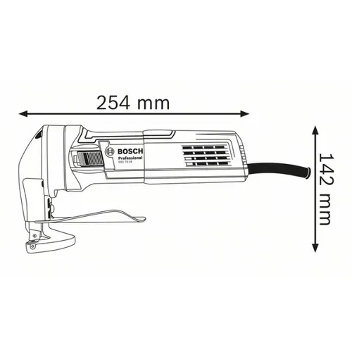 Ножиці Bosch GSC 75-16 (0.75 кВт, 5200 ход/хв) (0601500500) - PRORAB image-4