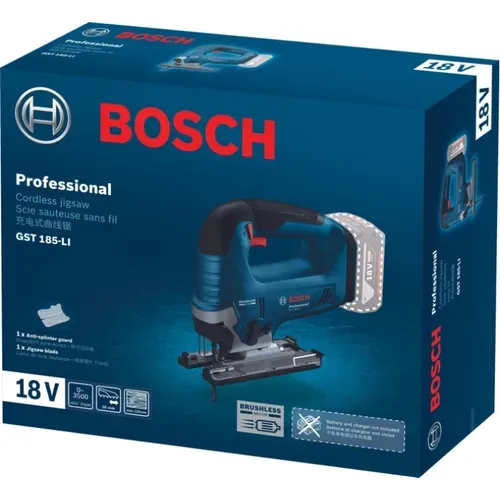 Акумуляторний лобзик Bosch Professional GST 185-LI (18 В, 4 А*год, 3500 об./хв) (06015B3023) - PRORAB image-5