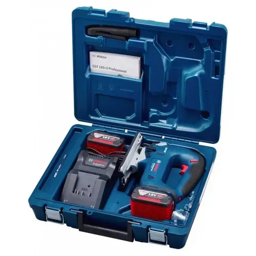 Акумуляторний лобзик Bosch GST 185-LI (18 В, 2х4 А*год, 3500 ход/хв) (06015B3024) - PRORAB image-4