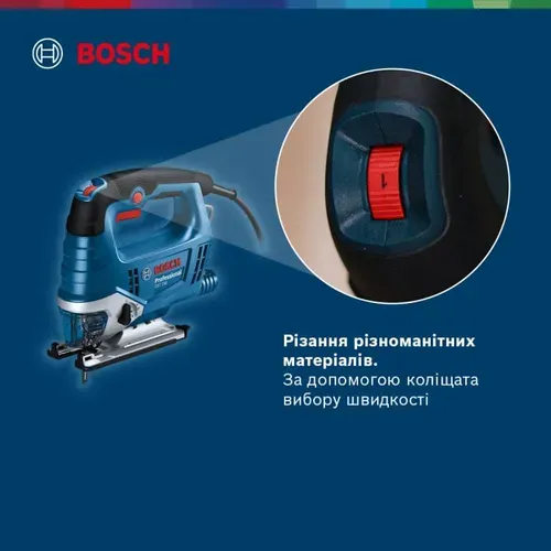 Лобзик електричний Bosch Professional GST 750 (0.52 кВт, 3200 ход/хв) (06015B4121) - PRORAB image-7