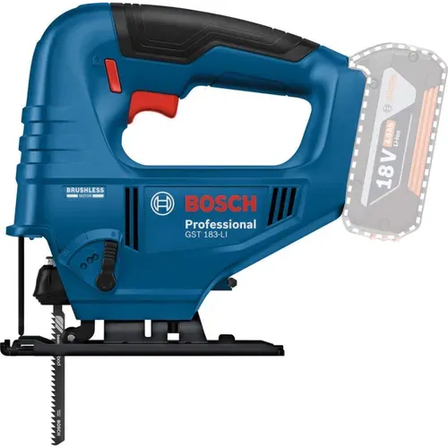 Акумуляторний лобзик Bosch GST 183-LI Professional (18 В, без АКБ, 3300 об/хв) (06015B7020) - PRORAB image-1