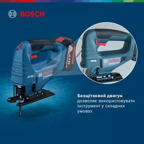 Акумуляторний лобзик Bosch GST 183-LI Professional (18 В, без АКБ, 3300 об/хв) (06015B7020) - PRORAB image-12