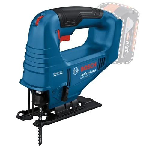 Акумуляторний лобзик Bosch GST 183-LI Professional (18 В, 4 А*год, 3300 об/хв) (06015B7022) - PRORAB image-1