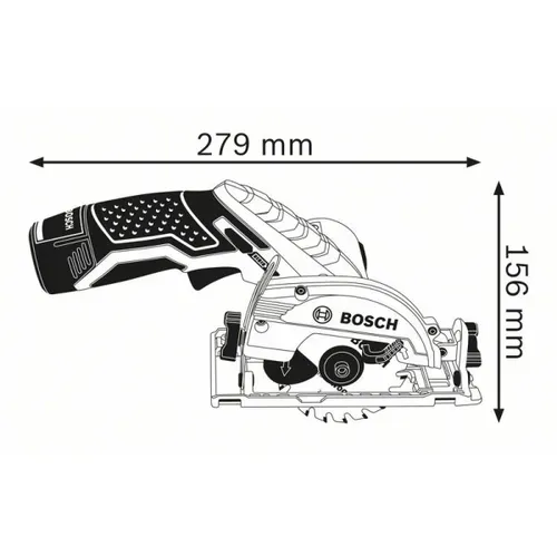 Пила дискова акумуляторна Bosch GKS 12V-26 (12 В, без АКБ, 85 мм) (06016A1001) - PRORAB image-5