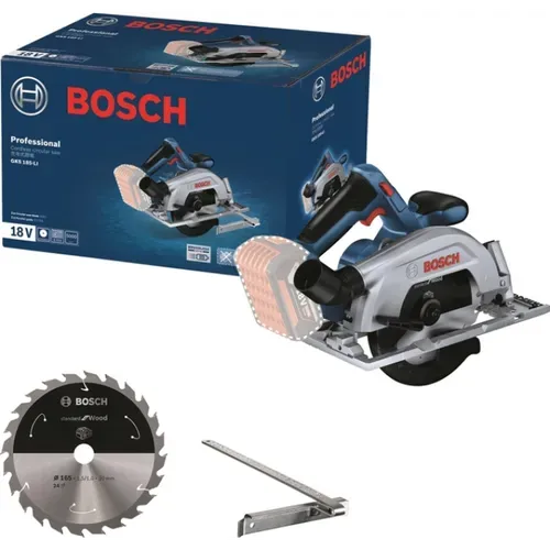 Акумуляторна дискова пила Bosch Professional GKS 185-LI (18 В, без АКБ, 165 мм) (06016C1221) - PRORAB image-1