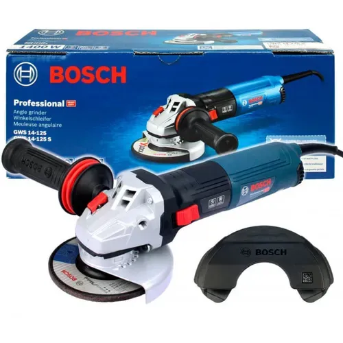 Кутова шліфмашина Bosch GWS 14-125 S Professional (1400 Вт, 125 мм) (06017D0100) - PRORAB