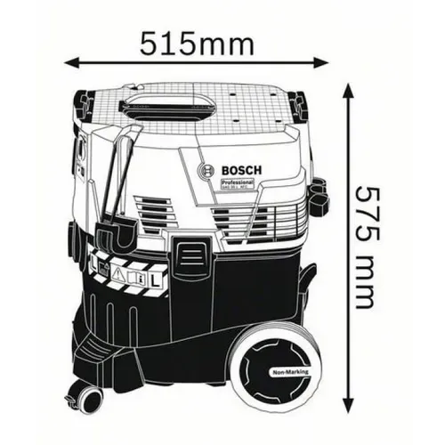 Будівельний порохотяг Bosch GAS 35 L AFC (1.38 кВт, 35 л) (06019C3200) - PRORAB image-6