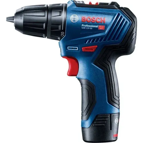 Шуруповерт акумуляторний Bosch GSR 12V-30 (12 В, 2х2 А*год, 30 Н*м) (06019G9001) - PRORAB image-2