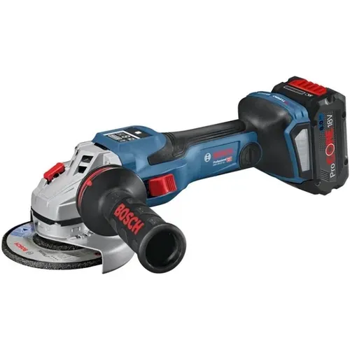 Акумуляторна кутова шліфмашина Bosch GWS 18V-15 SC (2х18 В, 8 А*год) (06019H6101) - PRORAB image-1