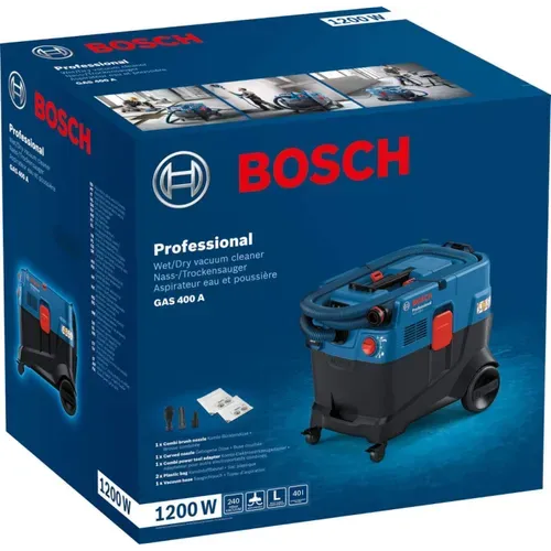 Будівельний пилосос Bosch GAS 400 A Professional (1.2 кВт, 40 л) (06019M0020) - PRORAB image-8