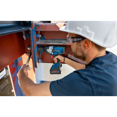 Акумуляторний ударний гайковерт Bosch Professional GDS 18V-1600 HC у кейсі (18 В, 2х8 А*год) (06019M1002) - PRORAB image-6