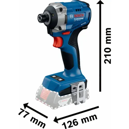 Акумуляторний ударний гайковерт Bosch Professional GDS 18V-215 в кейсі (18 В, 2x2 А*год) (06019N2022) - PRORAB image-2