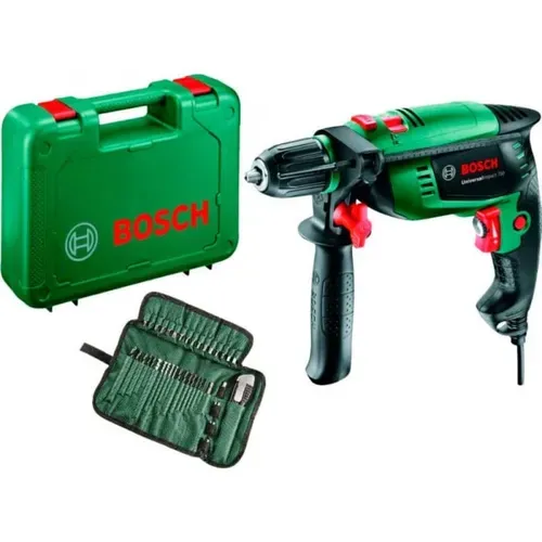 Дриль ударний Bosch UniversalImpact 700 + набор (0.7 кВт) (060313100A) - PRORAB